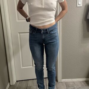 H&M Blue Skinny Jeans with Stretch